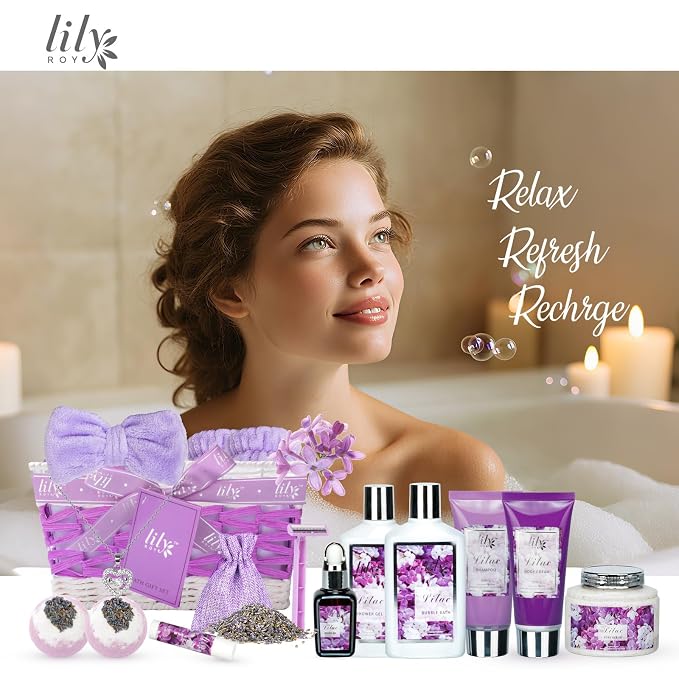 Christmas Gifts for Women 17-Piece Bath and Body Gift Set for Mom - Image 5