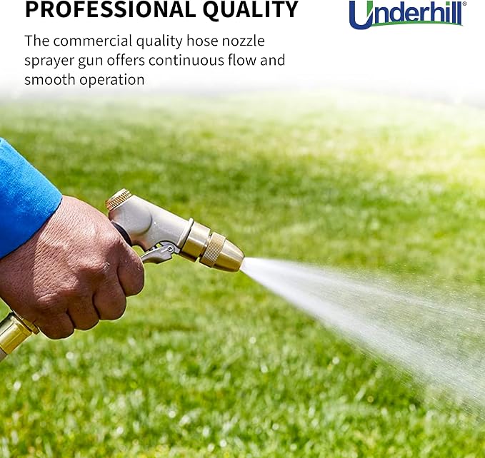 Underhill Prospray Gold Series Garden Water Hose Gun Nozzle Sprayer Head - Image 5