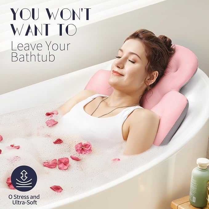 Full Body Bath Pillow for Bathtub, Thick Bathtub Cushion - Image 4