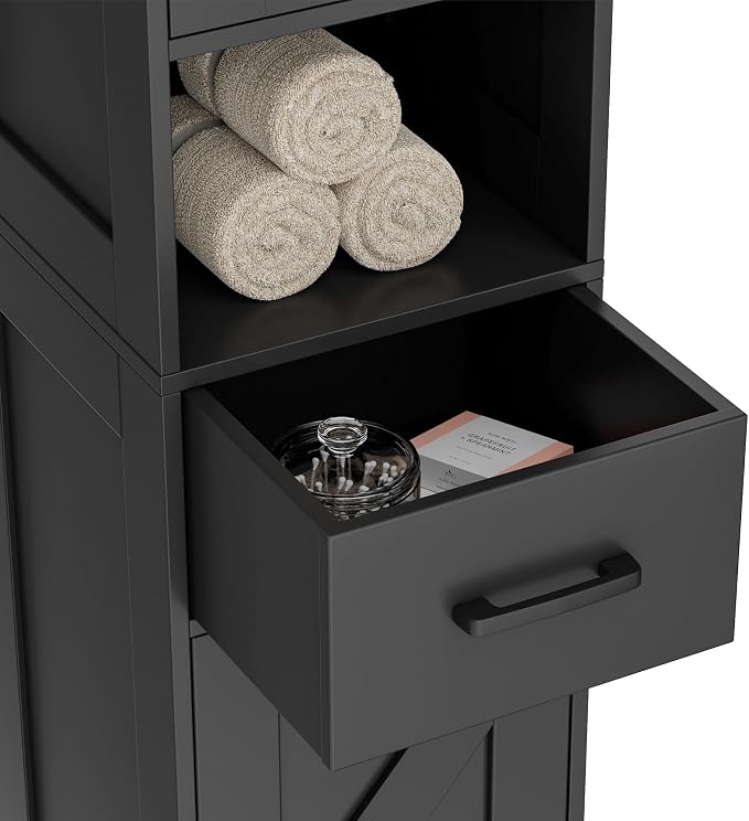 Homhedy 67" H Tall Bathroom Storage Cabinet - Image 6