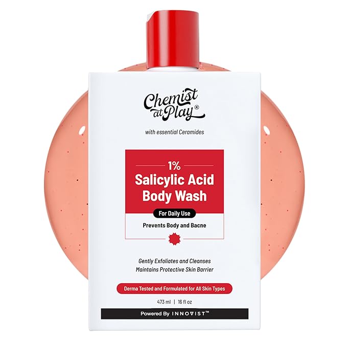 Chemist at Play 1% Salicylic Acid Body Wash | Paraben & SLS Free | Gentle - Image 2