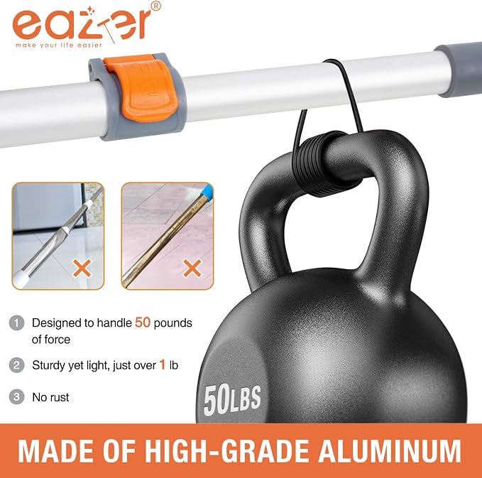 Eazer 53‘’ Grout Brush with Long Handle, 180°Rotation Tile Grout Cleaning Tool - Image 6
