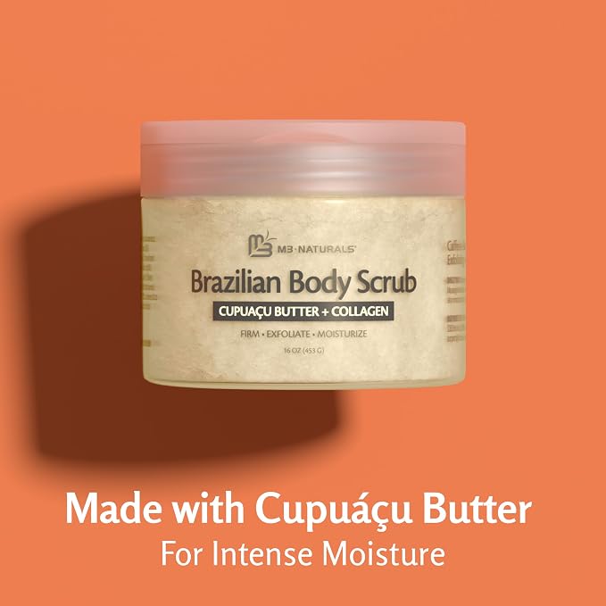 Firming & Moisturizing Brazilian Body Scrub, Gentle Body Exfoliator - Image 8