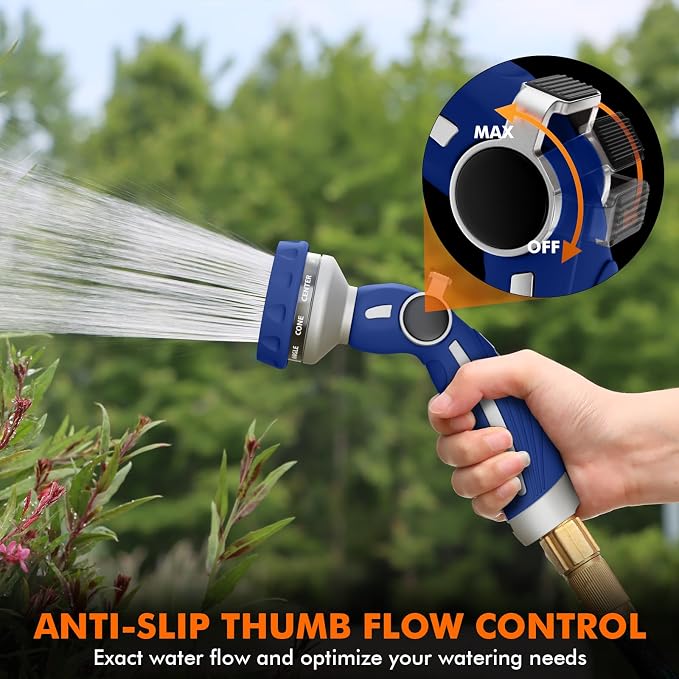 RESTMO Hose Nozzle Heavy Duty, Metal Water Hose Sprayer - Image 3