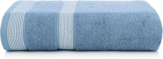 CASA COPENHAGEN Solitaire Mix 6 Pieces Towel Set- Grey Violet + Dusty Blue - Image 5