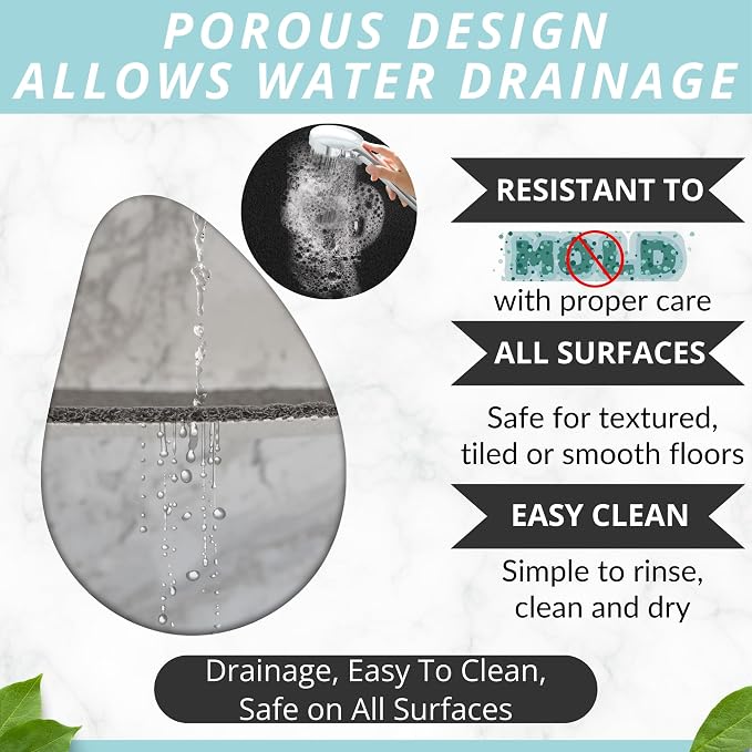 Enkosi Loofah Non-Slip Shower Mat - Image 4