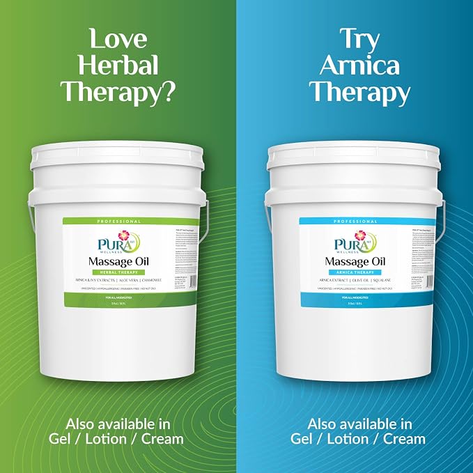 Wellness Professional Herbal Massage Oil 5 Gallon, Hypoallergenic Formula - Image 6