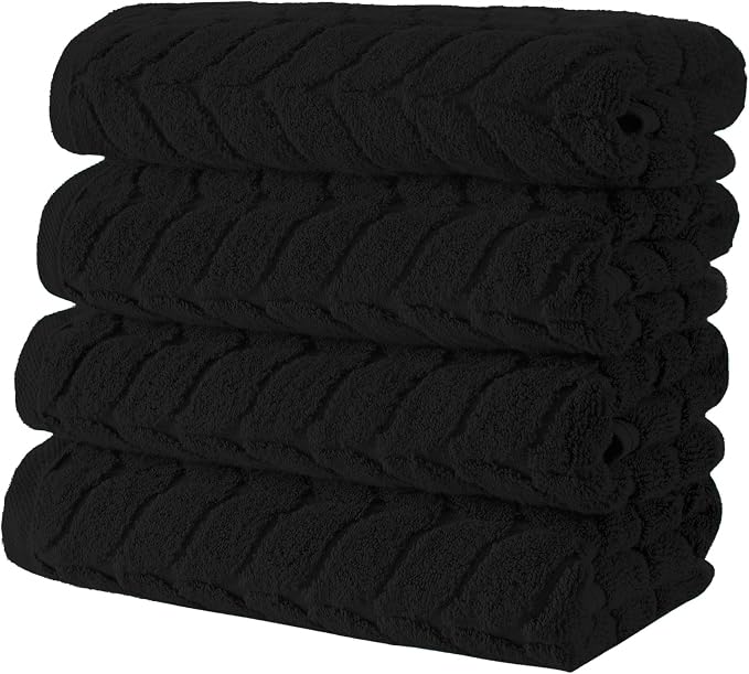 BAGNO MILANO Turkish Bath Towels, Soft Plush Jacquard Luxury Bath Towels by BagnoMilanoLuxurySoftness
