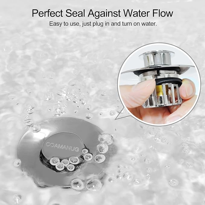 Bathtub Stopper | Shower Drain Hair Catcher, Pop-up Tub Stopper - Image 9