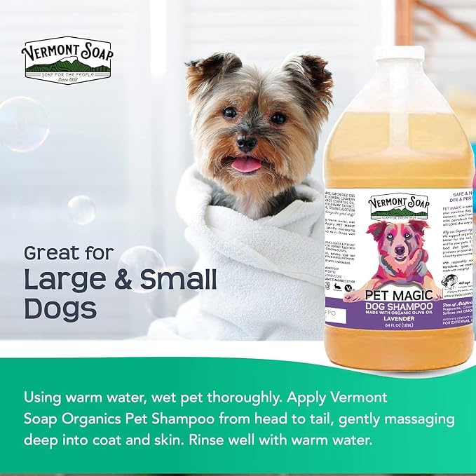 VERMONT SOAP Organics Pet Shampoo - Image 3