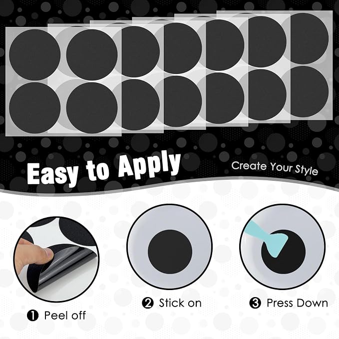 S&X 24 Pcs Anti Slip Shower Stickers, Modern Black Non Slip Bathtub Stickers - Image 7