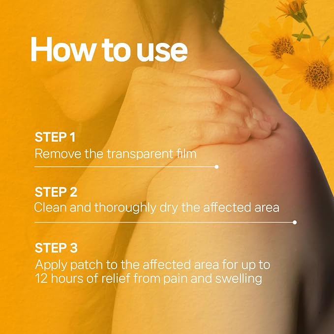 Arnica Hydrogel Pain Relief Patches | Natural Relief - Image 7