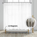 Barossa Design Clawfoot Tub Shower Curtain Liner by BarossaDesign