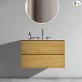 Floating Wall Mounted Bathroom Vanity by BLUHOUZZ