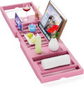 Yirilan Foldable Bathtub Caddy, Expandable Bath Caddy Tray, Unique House by Yirilan