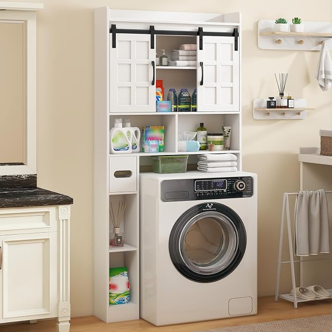 Over The Toilet Storage Cabinet, Farmhouse Storage Cabinet Over Toilet - Image 8