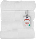 RIVERSIDE 100% Ring Spun Cotton Large Bath Towels Set of 4, 27 x 54 Inches – by RIVERSIDE