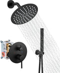 Airuida Shower Fixtures 2 Functions Shower Faucet Set Wall Mounted by Airuida