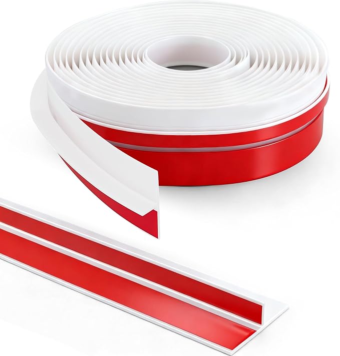 20Ft T-Shaped Door Draft Stopper, Silicone Weather Stripping Seal Tape by TAROSE