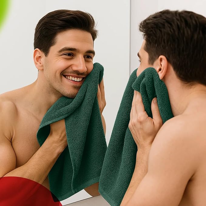 RIVERSIDE 6 Pack Premium Hand Towels Set, 16x28 inches, 100% Ring Spun Cotton - Image 5