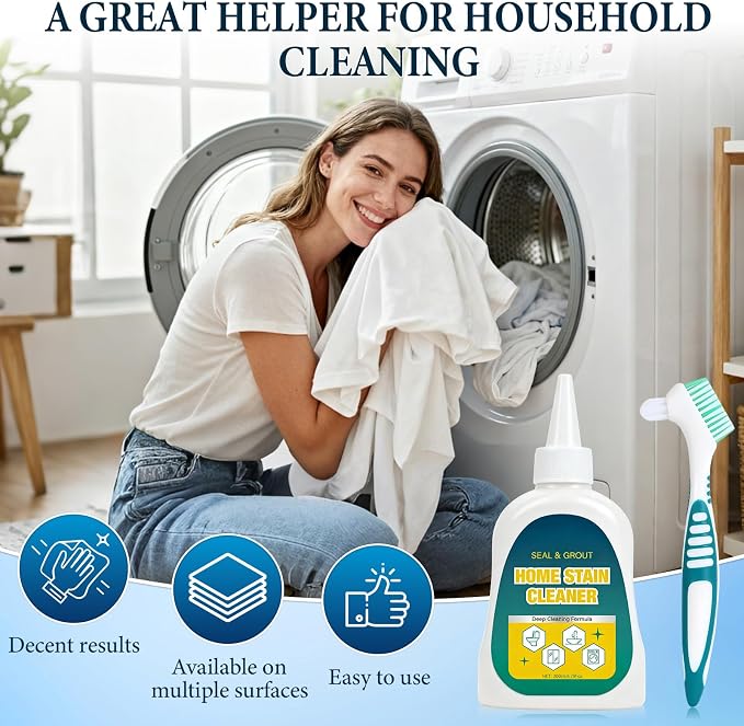 Deep Cleaning Gel – Home Stain Cleaner Gel, Washing Machine Grout Cleaner - Image 6