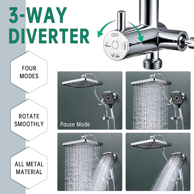 13 Inch Rainfall Shower Head - Image 3