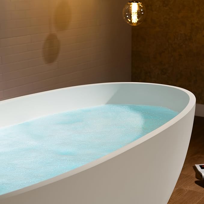 WOODBRIDGE 67 in. x 30.75 in. Stone Resin Luxury Contemporary Solid Surface - Image 20
