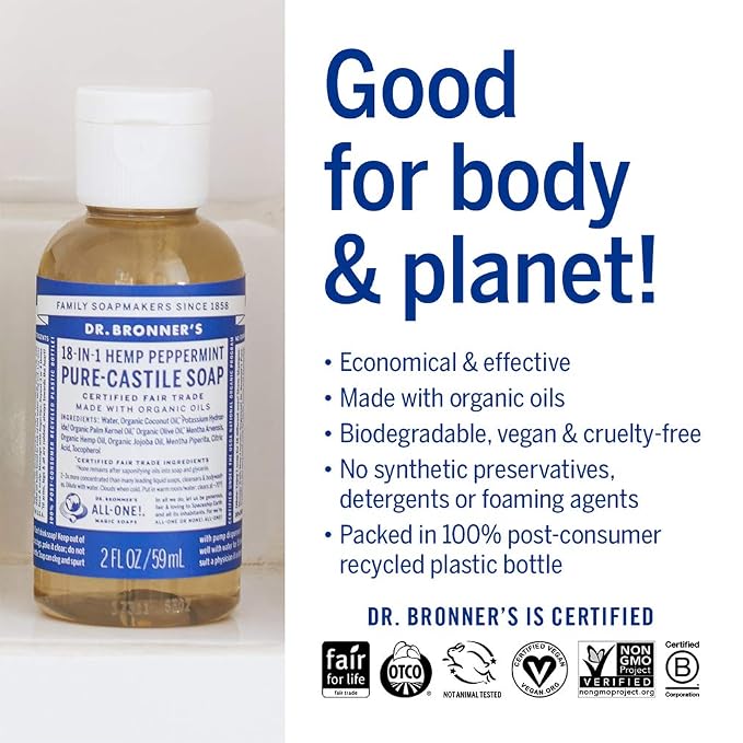 Dr. Bronner's - Pure-Castile Liquid Soap - Made - Image 4