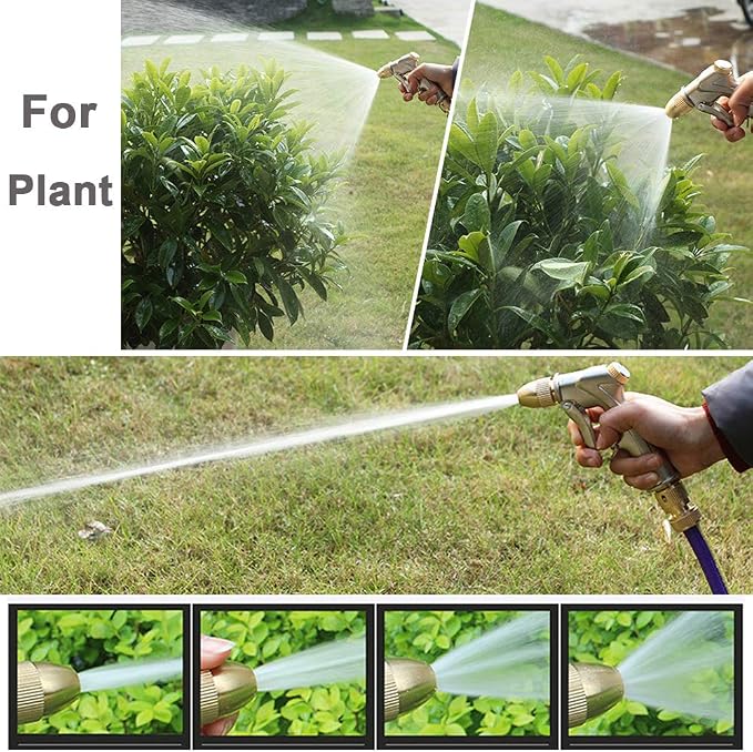 FANHAO Upgraded Garden Hose Nozzle Sprayer, 100% Heavy Duty Metal Handheld - Image 5