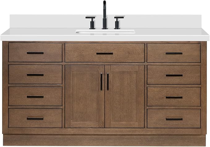 ARIEL Hepburn 67 Inch Single Rectangular Sink Bathroom Vanity - Image 11