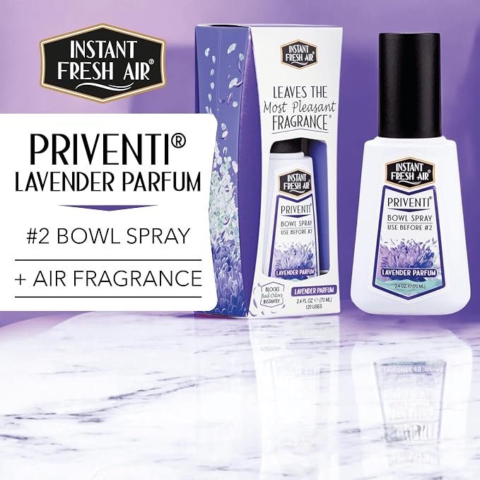 Signature PRIVENTI Toilet Spray, Lavender Parfum Bathroom Spray - Image 9