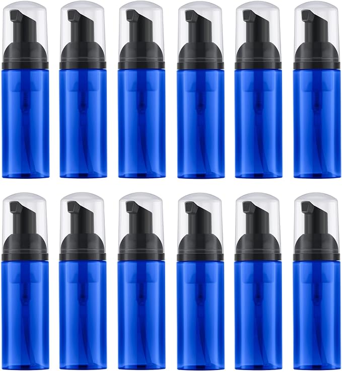 2 Oz Empty Foam Pump Bottle Travel Foaming Soap Dispenser by IRONBILL