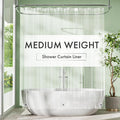 Amazer Extra Long Shower Curtain Liner 72 x 84 Clear Shower Liner Medium Weight by Amazer