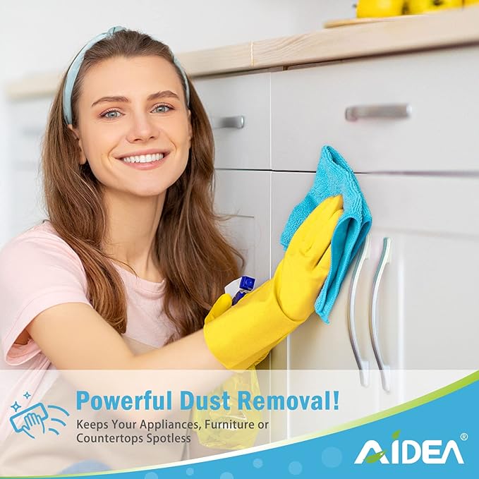 AIDEA Microfiber Cleaning Cloth-50PK, Soft Microfiber Towels - Image 4