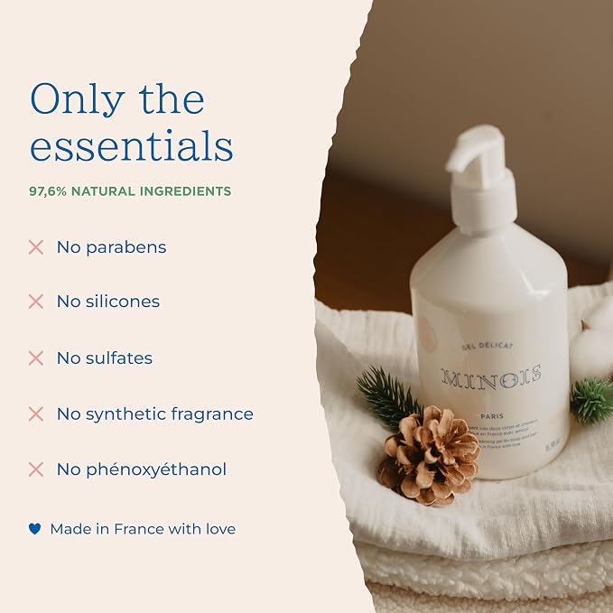 MINOIS PARIS Baby Wash and Shampoo | Gentle Baby Body and Hair Wash - Image 5