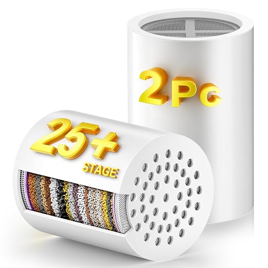 25+ Stage High Output Shower Filter Replacement Cartridges – Reduces Chlorine & by SoliCozy