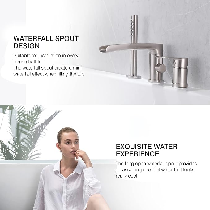 TapLong Waterfall Roman Tub Faucet - Image 6