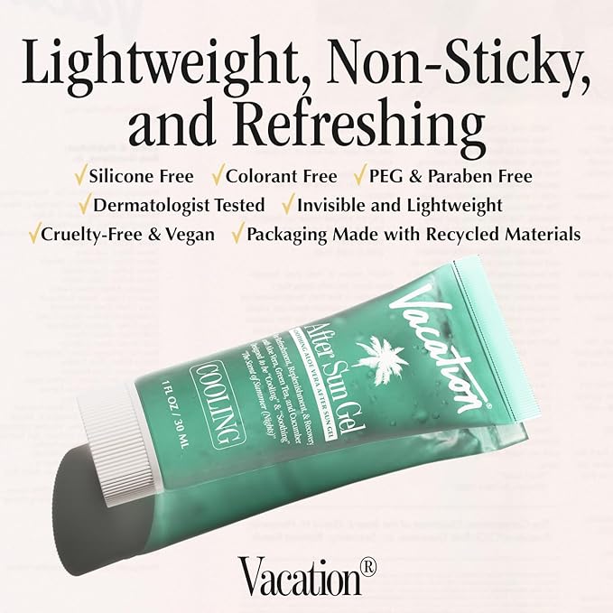 VACATION Mini After Sun Gel, Travel Size Soothing Aloe Vera Gel - Image 5