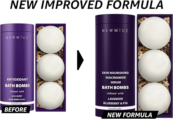 Lavender Bath Bombs Skin Nourishing Moisturize Niacinamide Serum Lavender - Image 4