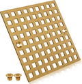 4" Champagne Bronze Shower Drain Cover by Yaseingoo