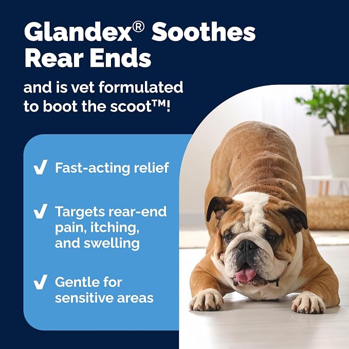 Vetnique Glandex Medicated Dog Butt Wipes or Spray - Image 4