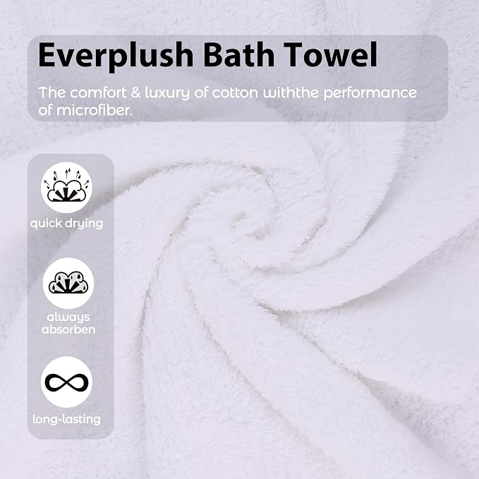 Everplush Youth Style 1-Piece Bath Towel - Image 2