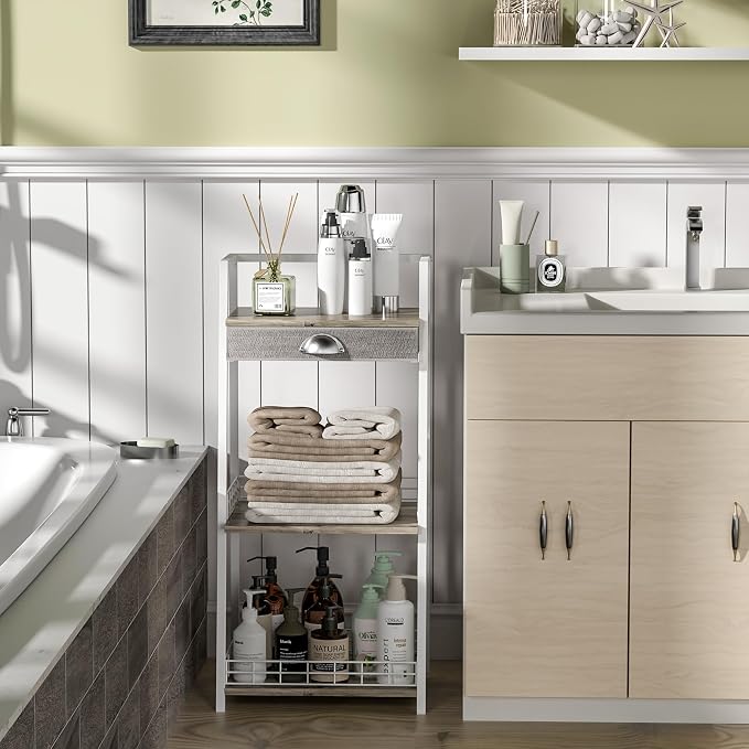 keomaisyto 3-Tier Small Bathroom Shelves - Image 5