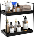 NPPLUS Bathroom Countertop Organizer, 2 Tier Metal Vanity Counter Skincare Shelf by NPPLUS