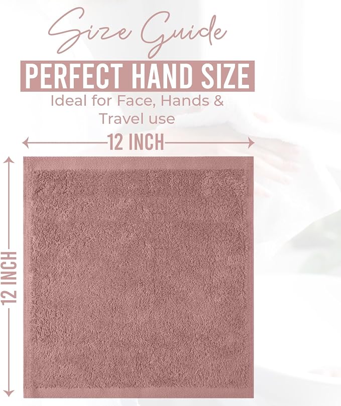 DAN RIVER 24 Pack Wash Cloths for Showering - Image 2