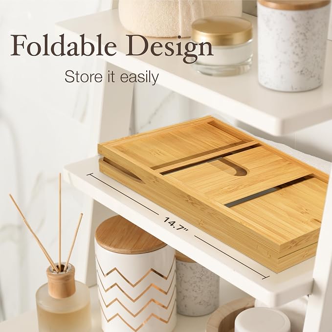 Wooden Bathtub Tray - Image 2