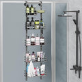 Orimade Over The Door Shower Caddy Adjustable 5 Tier Dark Grey, Bathroom by Orimade