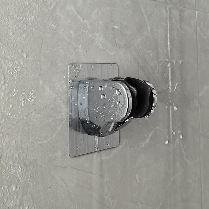 Strong Adhesive and Waterproof Shower Head Holder, Adjustable Handheld Shower - Image 9