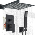 Shower Faucet Matte Black Shower System by ACKWAVE