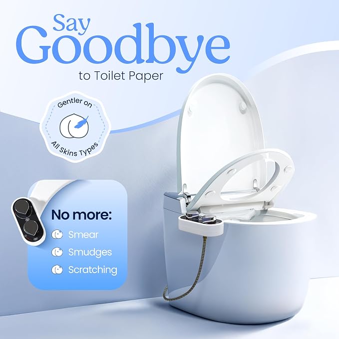 CLEAR REAR Bidet Attachment for Toilet Seat - Image 4
